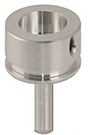 EM-Tec PS8 pin stub round clamp up to Ø6mm,  Ø12.7x7.2mm, pin